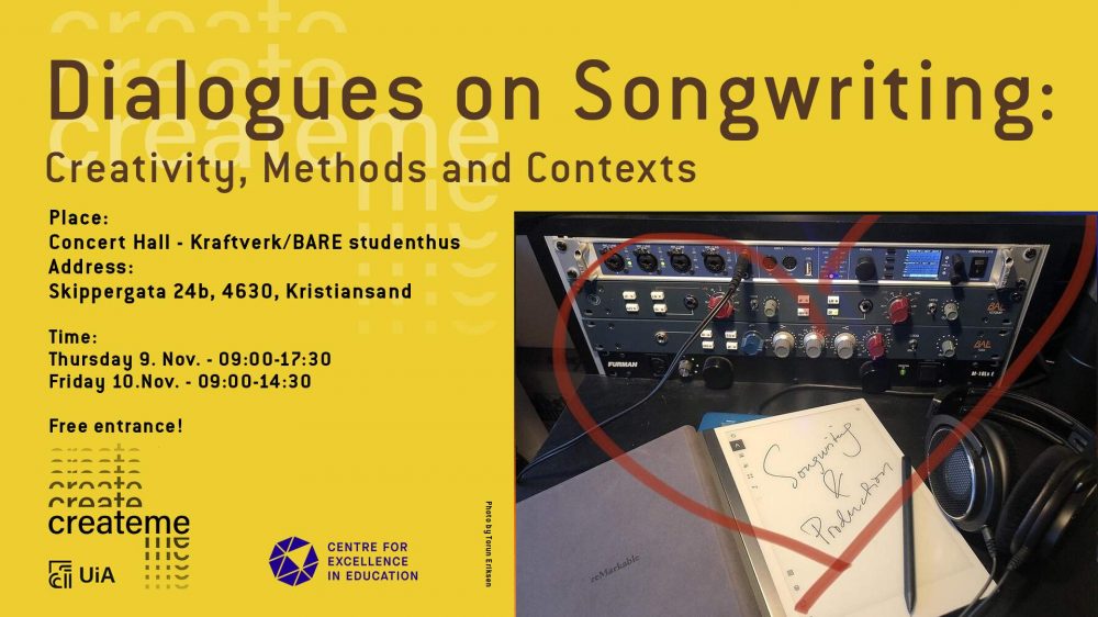 2023 Dialogues on songwriting english programme