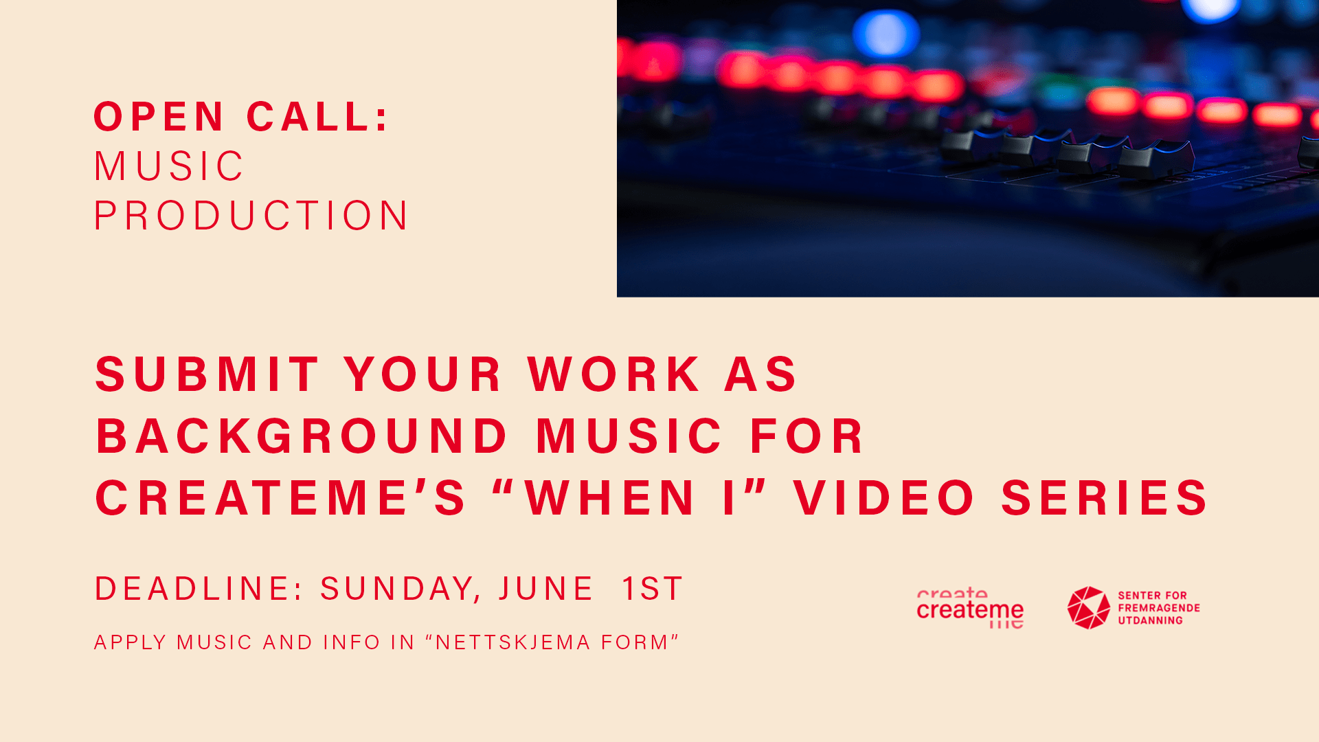 2025 Open Call When I music