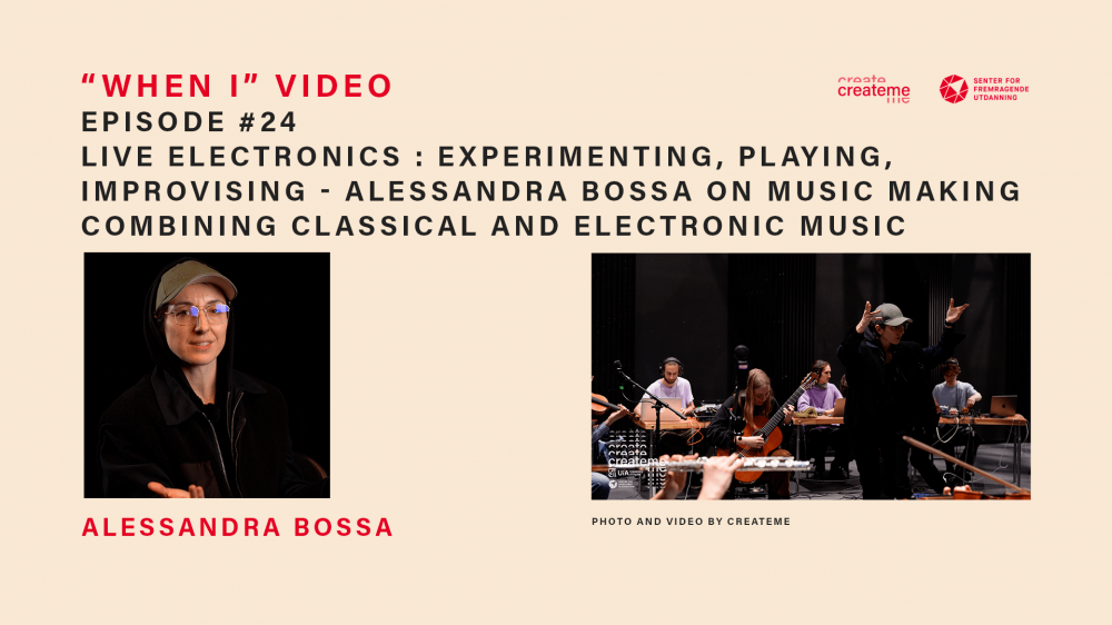 2025 When I video Alessandra Bossa