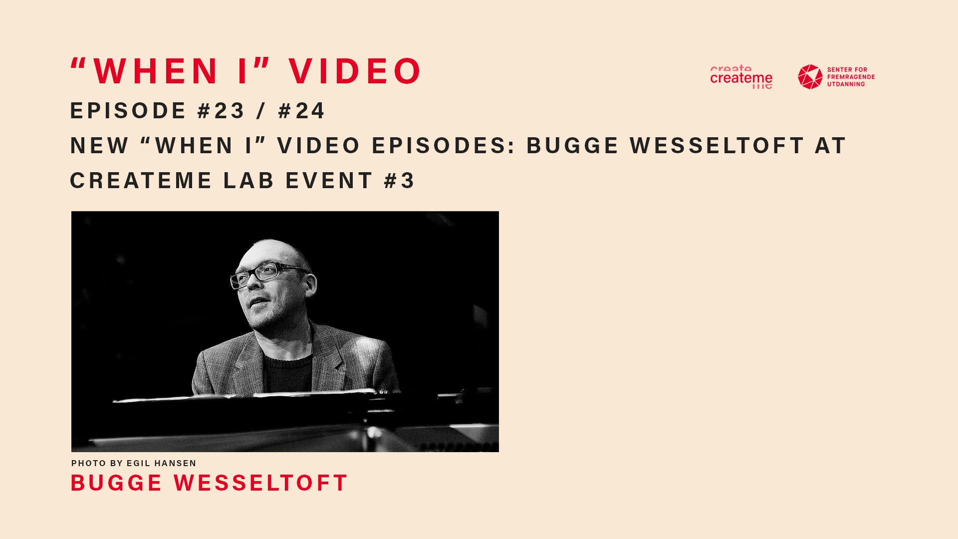 2025 When I video header