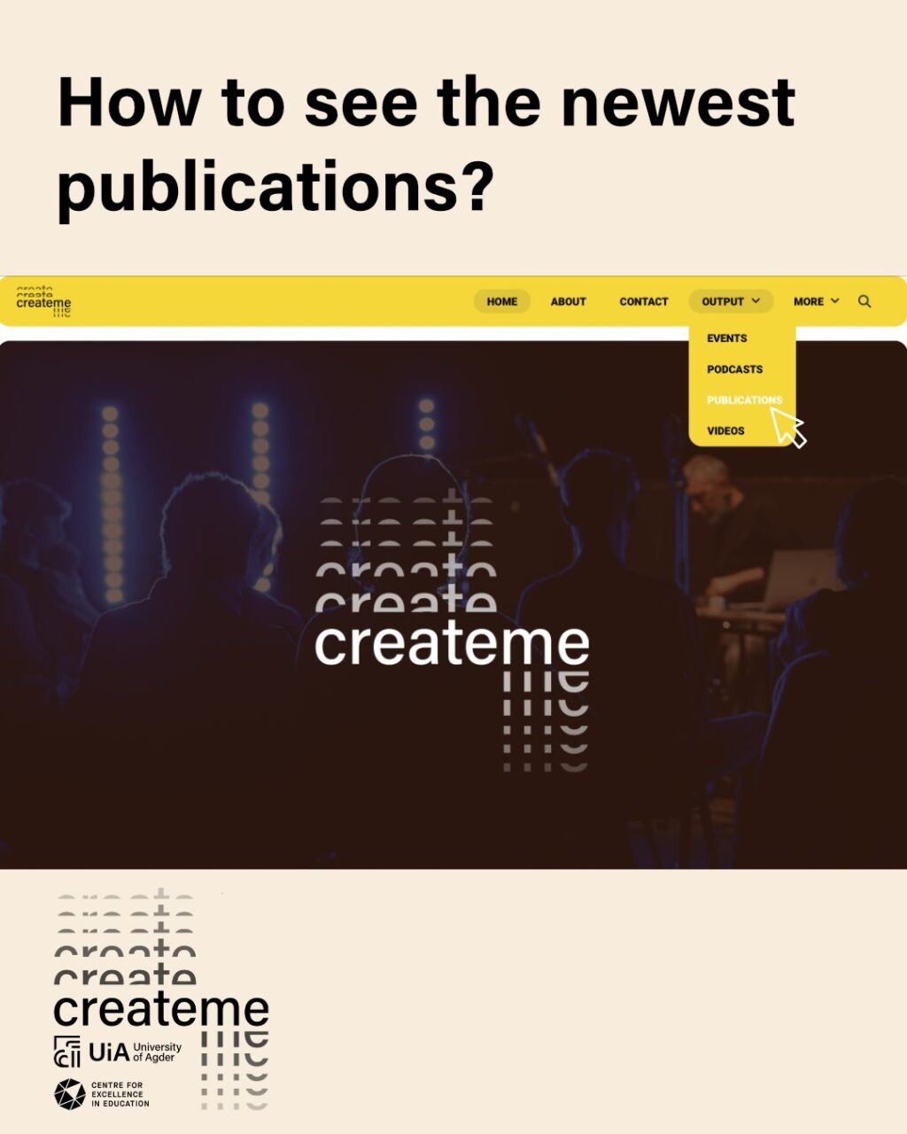 Instagram post from createme.uia. This post is in position 0.